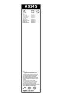 Bosch 3 397 118 934 Wischblatt Vorne für Audi VW