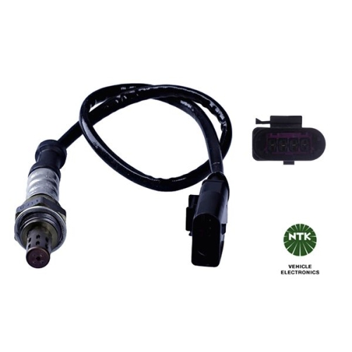 NTK OZA816EE17 Lambdasonde beheizt, 4 Leitungen, 501mm, kompatibel mit Audi