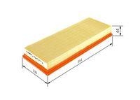 Bosch F 026 400 517 Luftfilter für Citroën Opel Peugeot Toyota Vauxhall Jeep