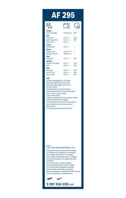 Bosch 3 397 014 220 Wischblatt Vorne