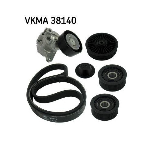 Skf VKMA 38140 Keilrippenriemensatz für Audi Chrysler Fiat Lancia Mazda Opel VW