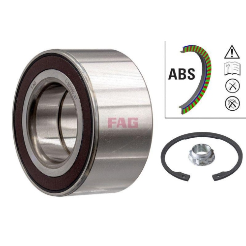 Schaeffler Fag 713 6494 20 Radlagersatz Hinterachse für Bmw Bmw (brilliance)