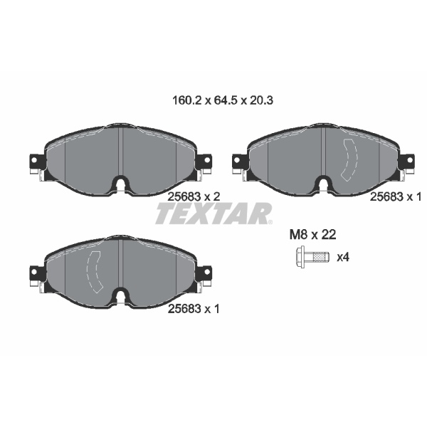 Textar Bremsscheiben Ø 288Mm Beläge Für Vw Up 1.0 Gti 115 Ps vorne