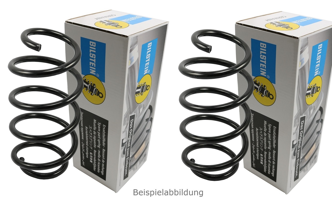 2x BILSTEIN - B3 FAHRWERKSFEDER VORDERACHSE für SKODA OCTAVIA 2 VW GOLF 5 6 PLUS JETTA 3 