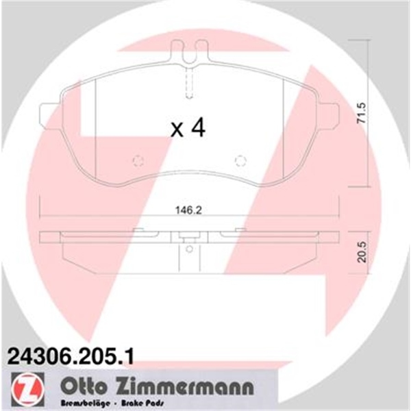 ZIMMERMANN BREMSEN 4 BREMSSCHEIBEN 8 BREMSBELÄGE VORNE HINTEN MERCEDES S204