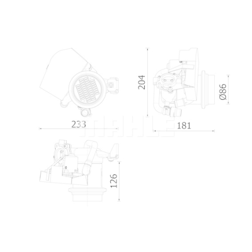 Kühler, Abgasrückführung