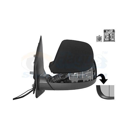 Van Wezel 5791805 Außenspiegel Links für VW