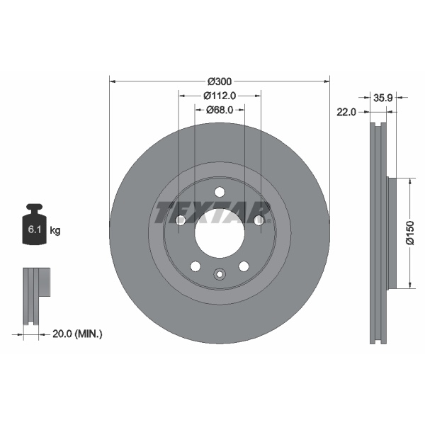 Textar Bremsscheiben Beläge vorne hinten für AUDI A4 B6 B7 S4 Quattro
