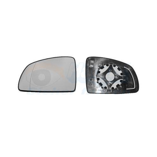 Van Wezel 3781837 Spiegelglas Außenspiegel Links für Opel