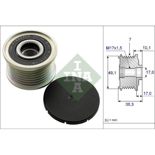 Schaeffler Ina 535 0153 10 Generatorfreilauf für Fiat Mercedes Benz Nissan Opel