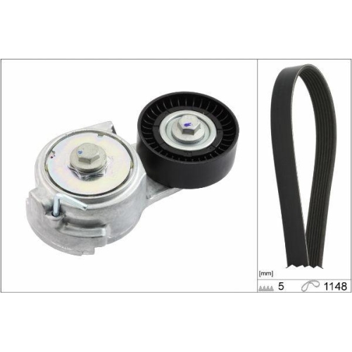 Schaeffler Ina 529 0013 10 Keilrippenriemensatz für Alfa Romeo Fiat Ford Lancia