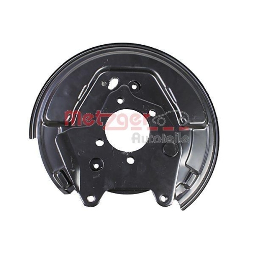 Metzger Autoteile 6117074 Bremsträgerplatte Hinterachse Rechts für Toyota