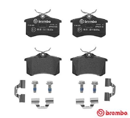 Brembo Bremsscheiben + Beläge Hinten Für Vw Golf 4 Polo 6r 6c 9n Beetle Bora