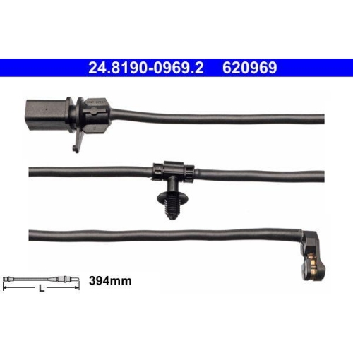 Ate 24.8190-0969.2 Warnkontakt Bremsbelagverschleiß Hinterachse für Vag