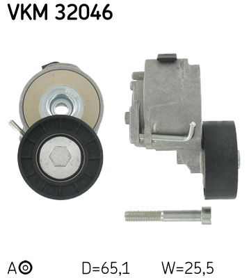 Original SKF Multi-V-Spannrolle VKM 32046