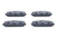 Ate 13.0460-5804.2 Bremsbelagsatz Scheibenbremse Hinterachse für Mazda