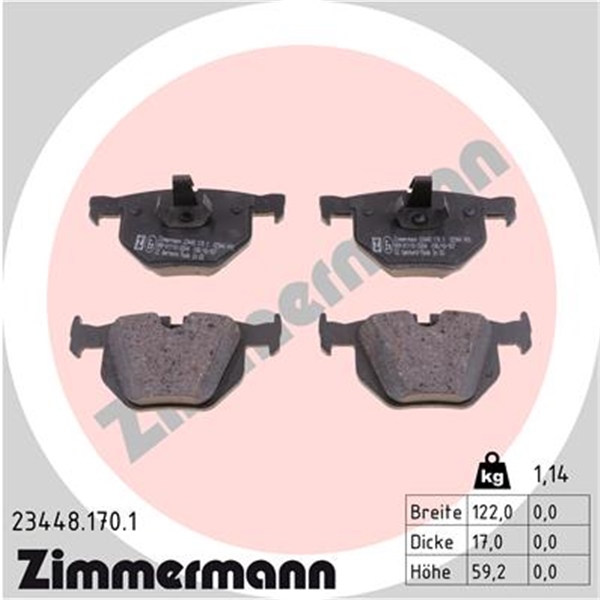Zimmermann Bremsscheiben Beläge für BMW X5 E70 F15 F85 X6 E71 E72 F16 F86 hinten