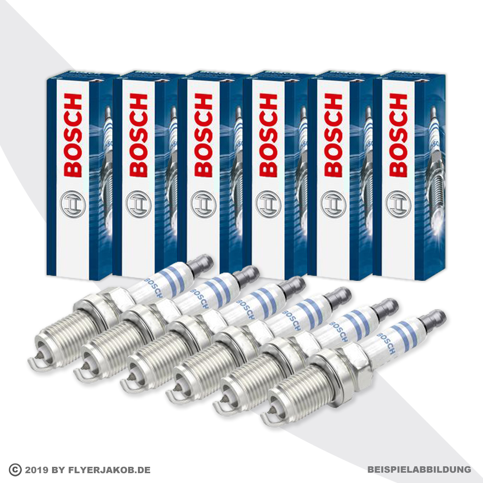 6x BOSCH ZÜNDKERZEN 0242235666 ALFA ROMEO ASTON MARTIN AUDI CHEVY