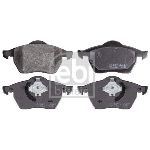 Febi Bilstein 16338 Bremsbelagsatz Scheibenbremse Vorderachse für Audi Seat VW