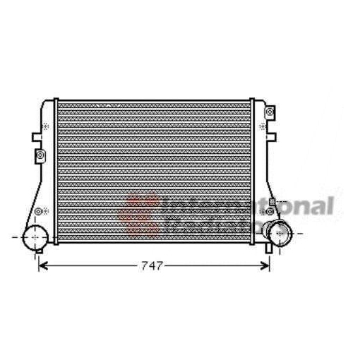 Van Wezel 58004306 Ladeluftkühler für Audi Seat Skoda VW