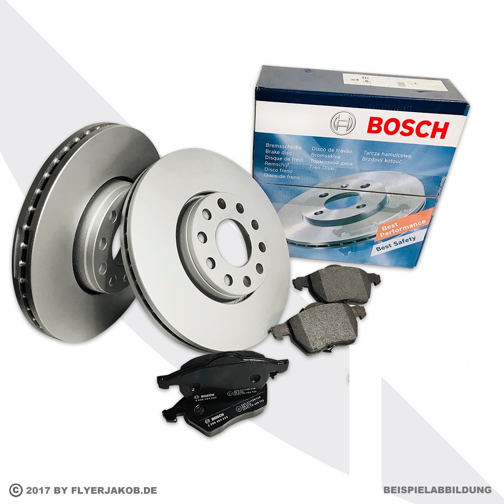 Bosch Bremsen Kit Bremsscheiben + Beläge vorne Opel Astra H Combo Zafira B