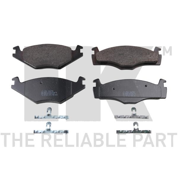 NK Bremsscheiben 239mm + Beläge vorne für VW Polo 86C 08.1992 - 09.1994