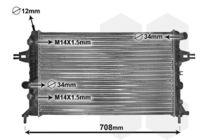 Van Wezel 37002254 Kühler Motorkühlung für Opel