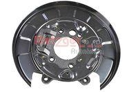 Metzger Autoteile 6117032 Bremsträgerplatte Hinterachse Rechts für Hyundai