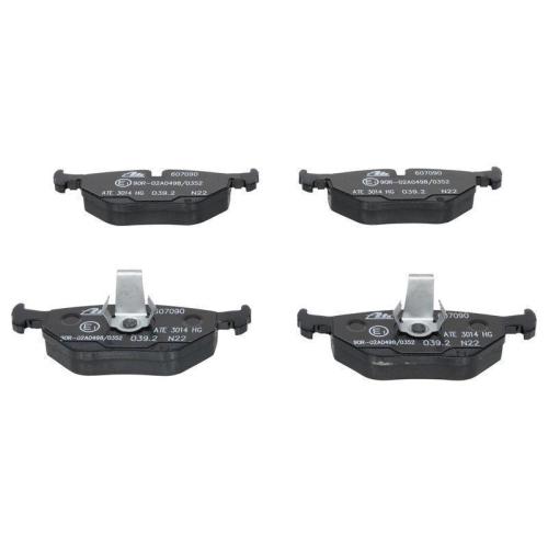 Ate 13.0460-7090.2 Bremsbelagsatz Scheibenbremse Hinterachse für Bmw