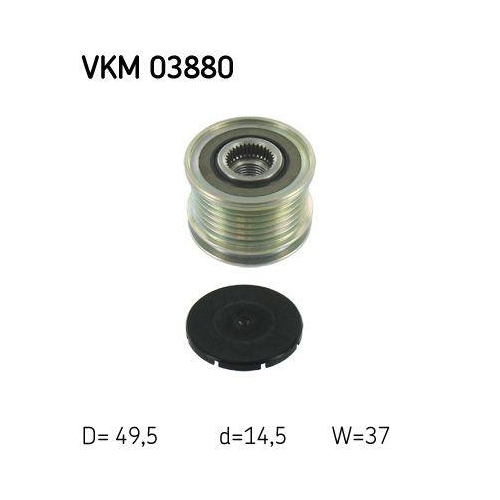 Skf VKM 03880 Generatorfreilauf für Mini