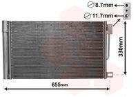 Van Wezel 17005314 Kondensator Klimaanlage für Citroën Opel Peugeot