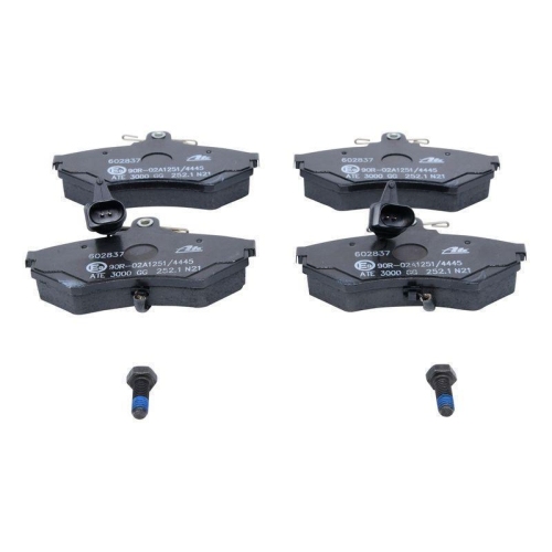 Ate 13.0460-2837.2 Bremsbelagsatz Scheibenbremse Vorderachse für Vag