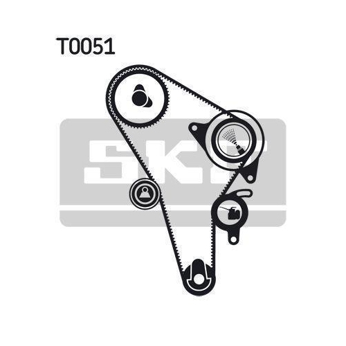 Skf VKMA 01010 Zahnriemensatz für Audi Seat Skoda VW