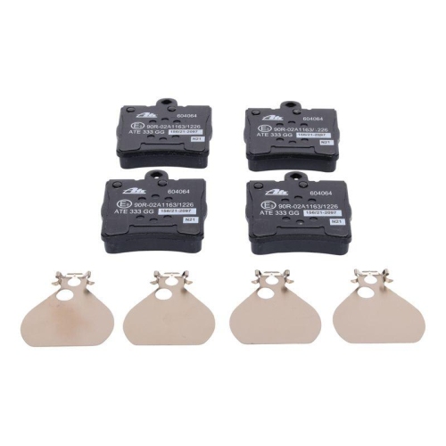 ATE BREMSSCHEIBEN BREMSE BREMSEN BREMSBELÄGE HINTEN MERCEDES C KLASSE W203