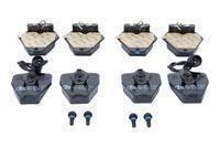 Ate 13.0460-2700.2 Bremsbelagsatz Scheibenbremse Vorderachse für Vag