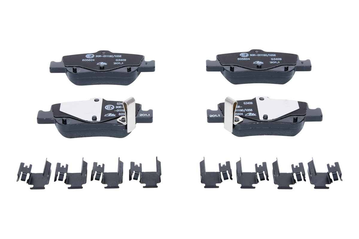 ATE Bremsscheiben Ø270mm + Beläge hinten für TOYOTA Auris E150