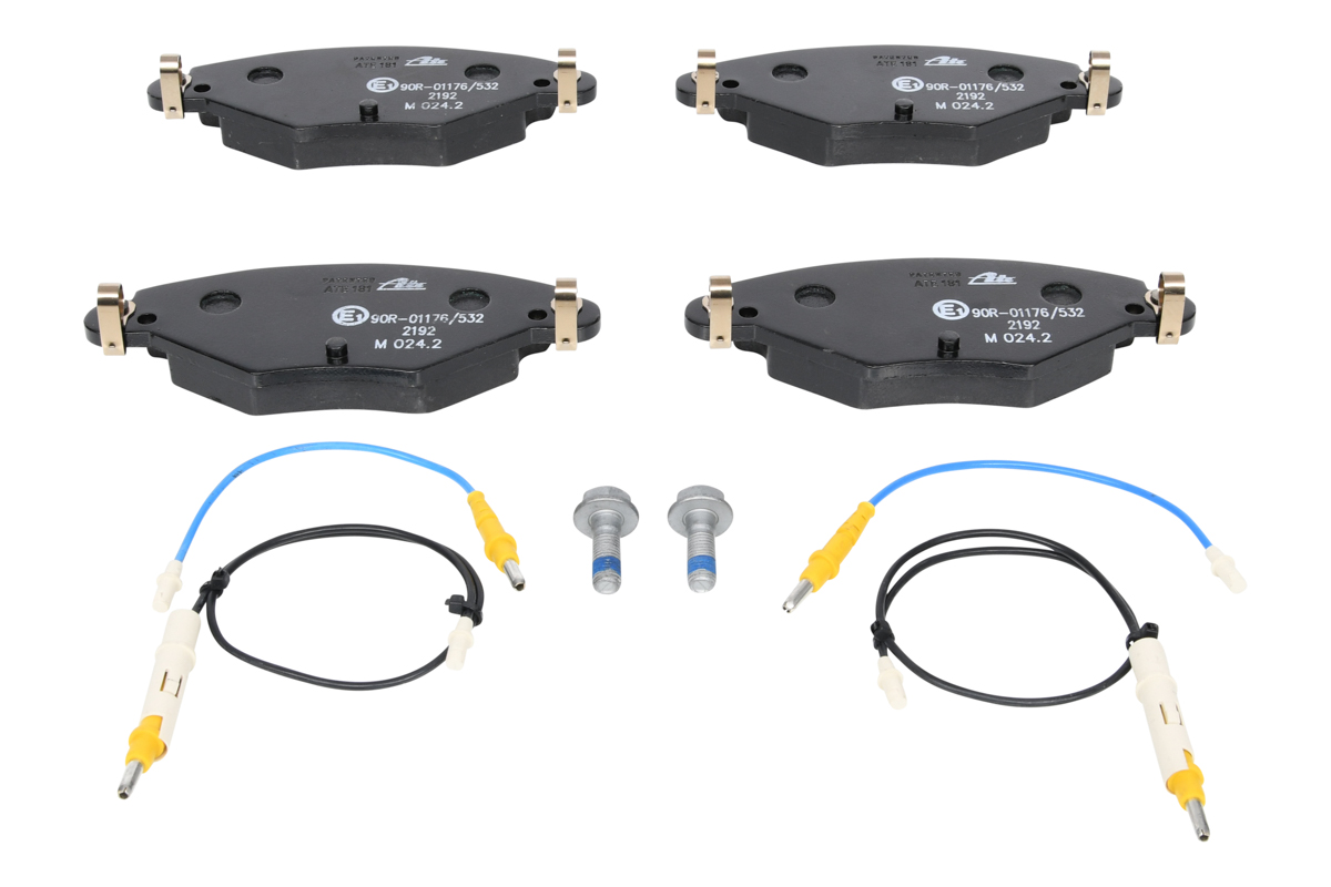 ATE Bremsscheiben + Beläge vorne + hinten für CITROËN C5