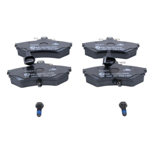 Ate 13.0460-2837.2 Bremsbelagsatz Scheibenbremse Vorderachse für Vag