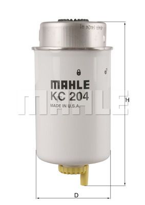 MAHLE/KNECHT Kraftstoffwechselfilter KC 204  