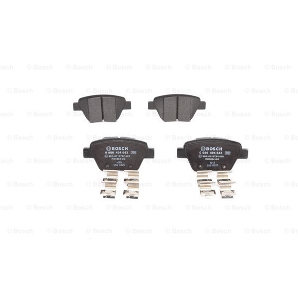 Bosch Bremsscheiben + Beläge hinten Volkswagen Golf Vi 2.0 Tsi Gti Dsg