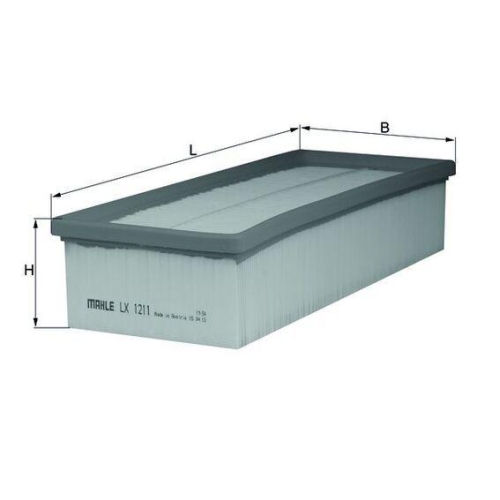 Knecht LX 1211 Luftfilter für Audi Seat Skoda VW Cupra