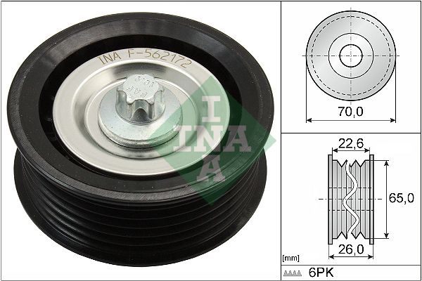 Original INA Umlenk-/Führungsrolle, KRR 532 0531 10