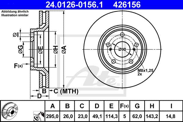 ATE Bremsscheiben 295Mm + Beläge vorne Für Toyota Avensis T27