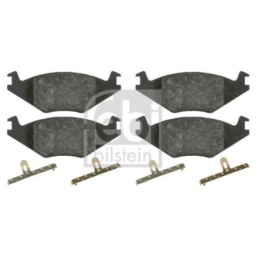 Bremsbelagsatz mit Befestigungsmaterial