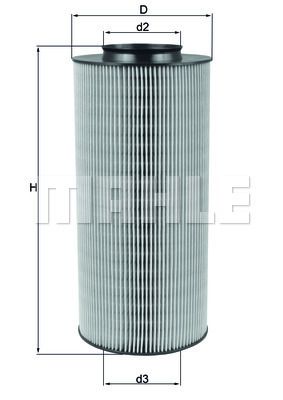 MAHLE/KNECHT Luftfiltereinsatz LX 918  