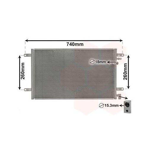 Van Wezel 03005237 Kondensator Klimaanlage für Audi