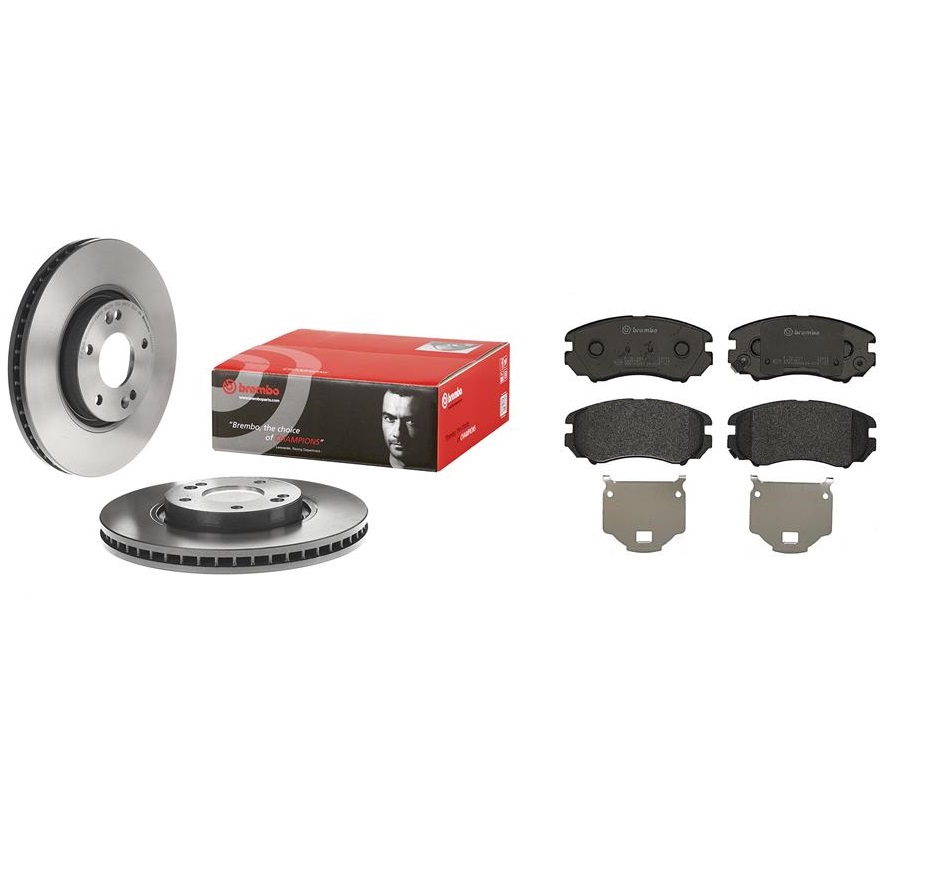 BREMBO BREMSSCHEIBEN 300mm + BELÄGE VORNE passend für HYUNDAI TUCSON JM