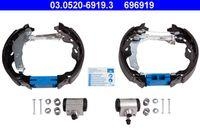 Ate 03.0520-6919.3 Bremsbackensatz Hinterachse