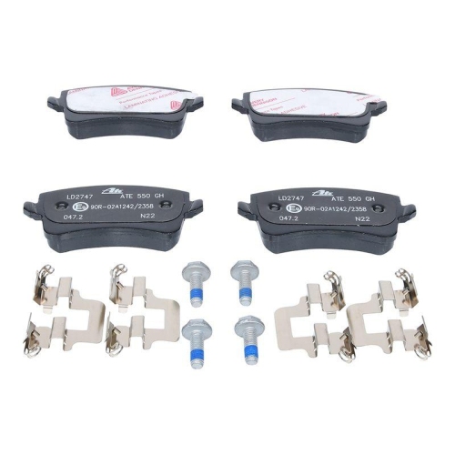 Ate 13.0470-2747.2 Bremsbelagsatz Scheibenbremse Hinterachse für Vag