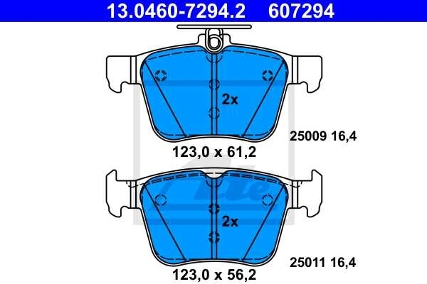 ATE Bremsen Bremsscheiben Beläge vorne + hinten für AUDI für SEAT CUPRA für VW